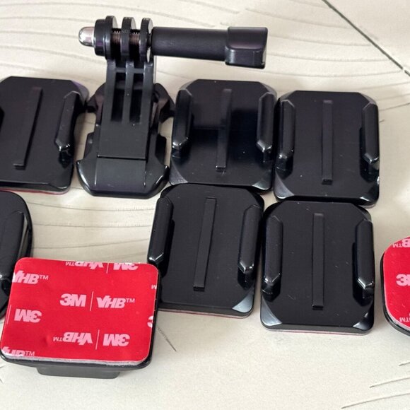 GoPro Adhesive Mounts (Curved & Flat) with Quick-Release Buckle & Thumbscrew - Picture 5 of 7